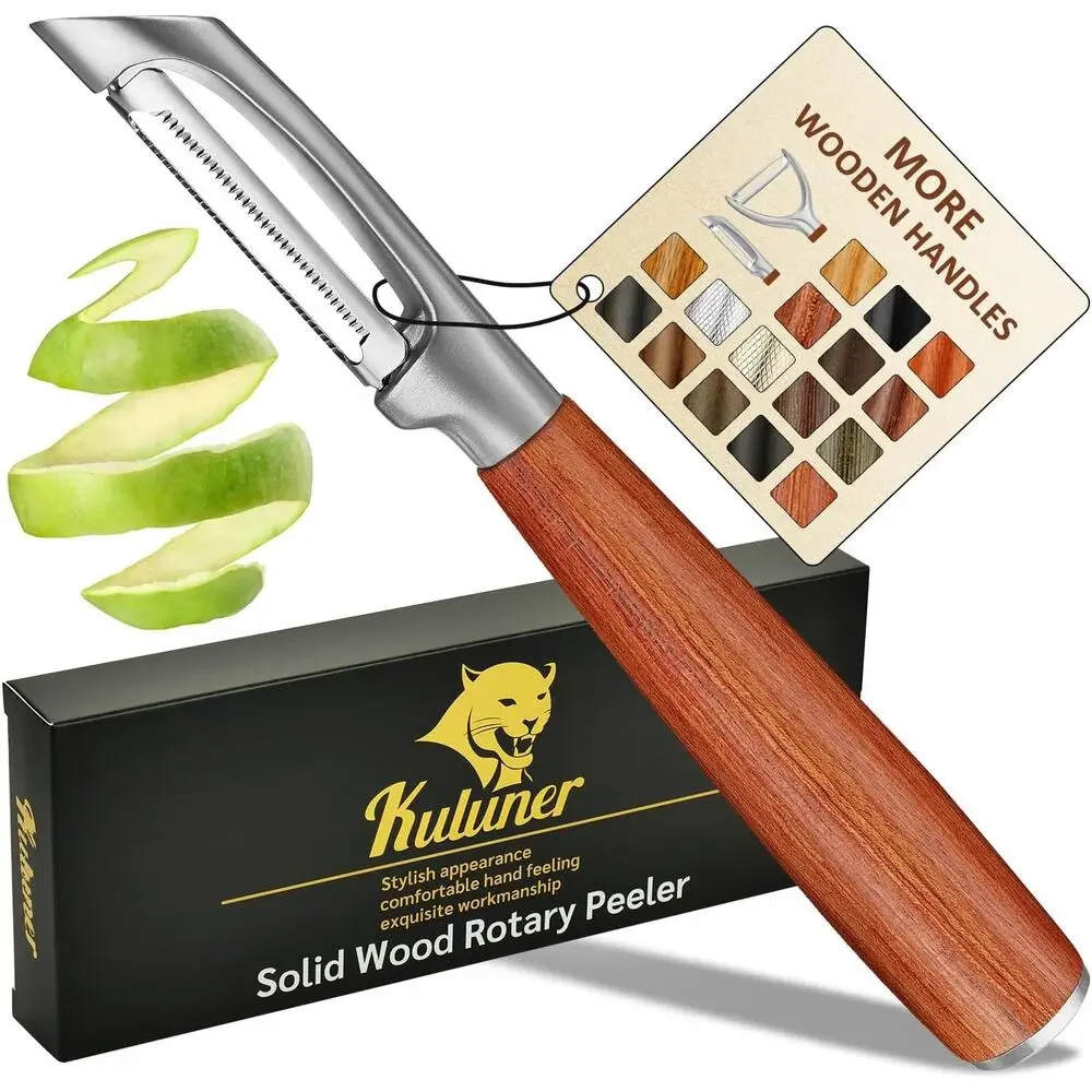 Premium High-End Rosewood Potato Peeler